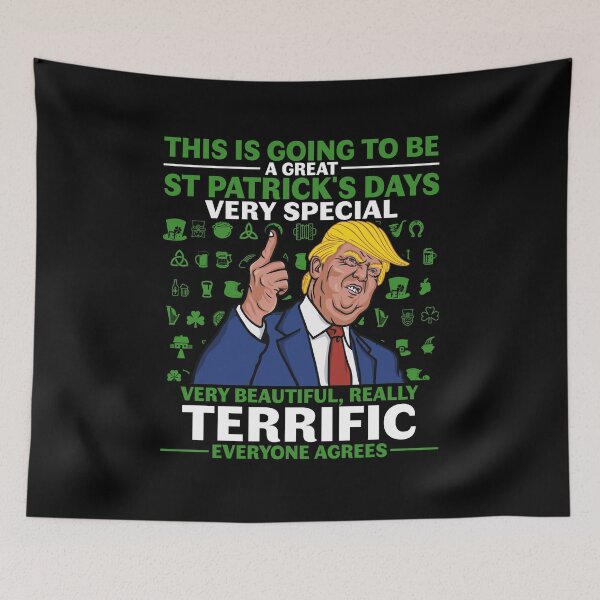 Item preview, Donald Trump St Patrick's Day - Lucky Irish Trump 2020 designed and sold by NomYen ..