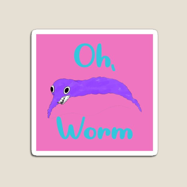 Item preview, Worm on a string "Oh Worm" designed and sold by Steez Art.
