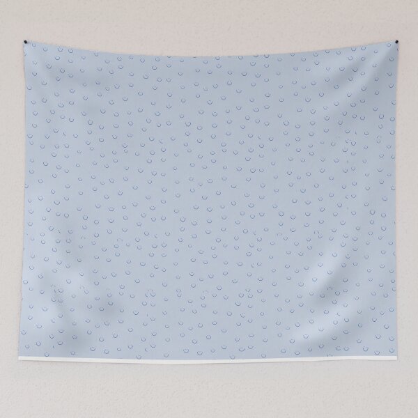 Item preview, Blue on Blue Smiley Faces designed and sold by addyaeby.