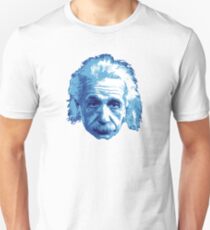 Albert Einstein - Theoretischer Physiker - Blau Unisex T-Shirt