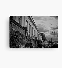Street Stalls Canvas Print