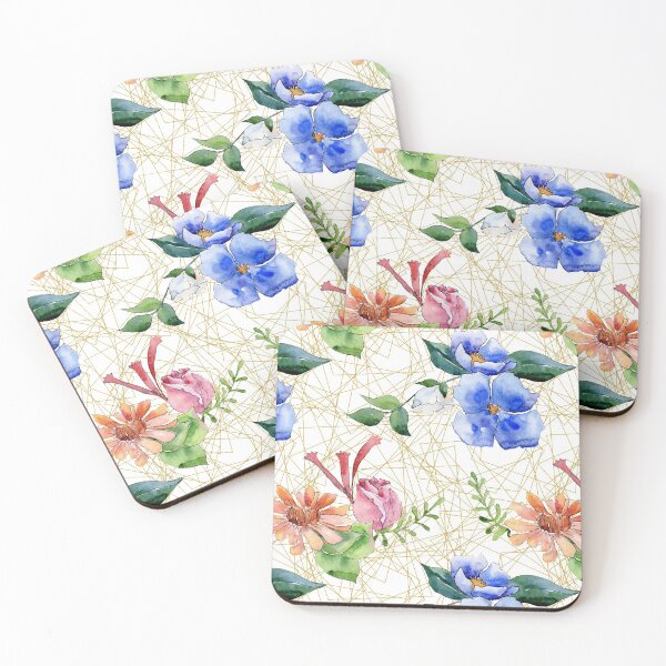 Item preview, Watercolor Floral Geo designed and sold by Color Me F*@k!ng Happy.