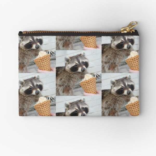 Item preview, The Raccoon Eats an Ice Cream Cone designed and sold by Toftneln.