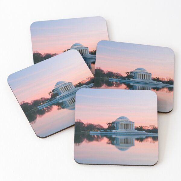 Item preview, Jefferson Memorial after a colorful sunset designed and sold by Cameron Whitman.