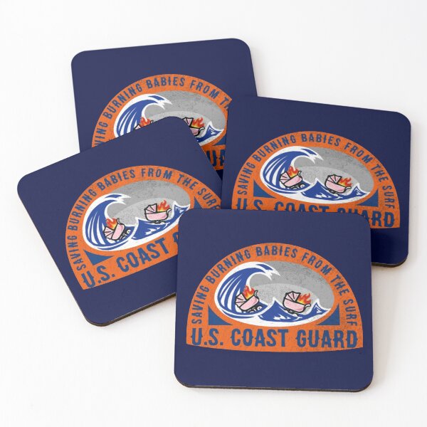 Item preview, Coast Guard Saving Burning Babies in the Surf  designed and sold by AlwaysReadyCltv.