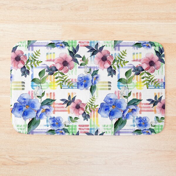 Item preview, Rainbow Watercolor Floral Design designed and sold by Color Me F*@k!ng Happy.