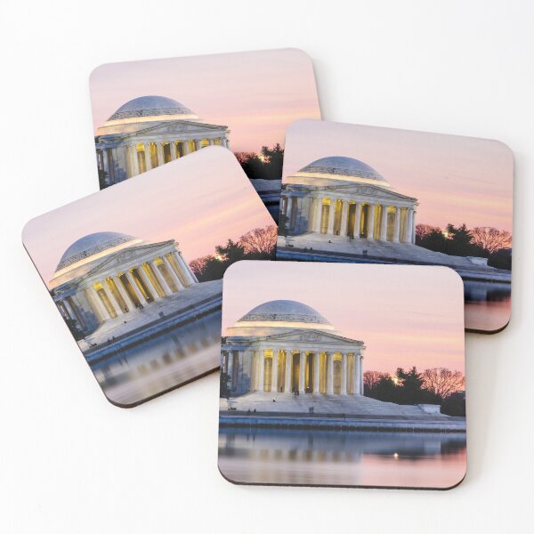 Item preview, Jefferson Memorial in pink light designed and sold by Cameron Whitman.