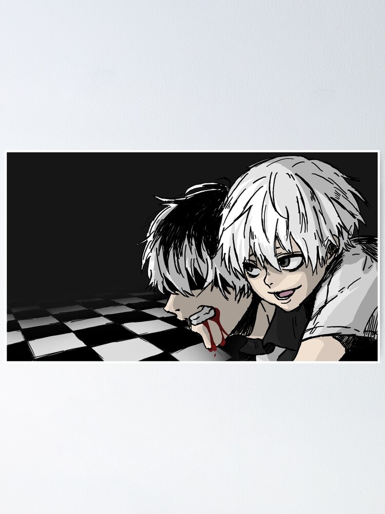 Tokyo Ghoul Re Kaneki And Haise Poster By Orediku Redbubble