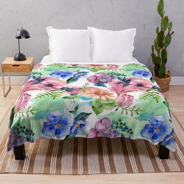 Item preview, Bold Watercolor Floral designed and sold by Color Me F*@k!ng Happy.