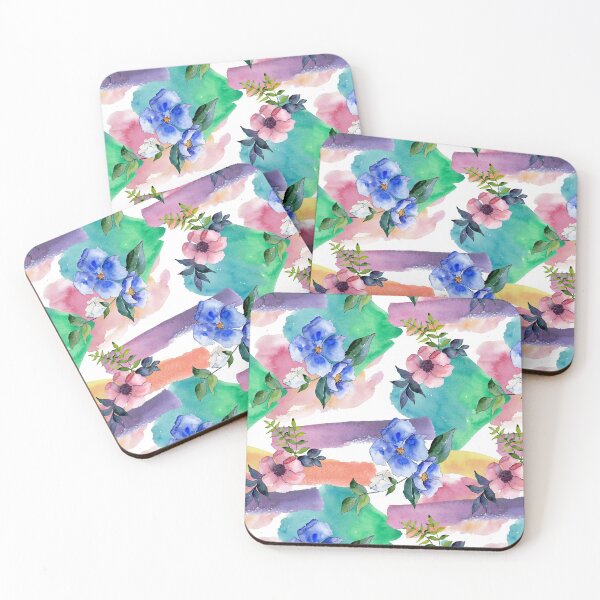 Item preview, Brush Watercolor Floral designed and sold by Color Me F*@k!ng Happy.