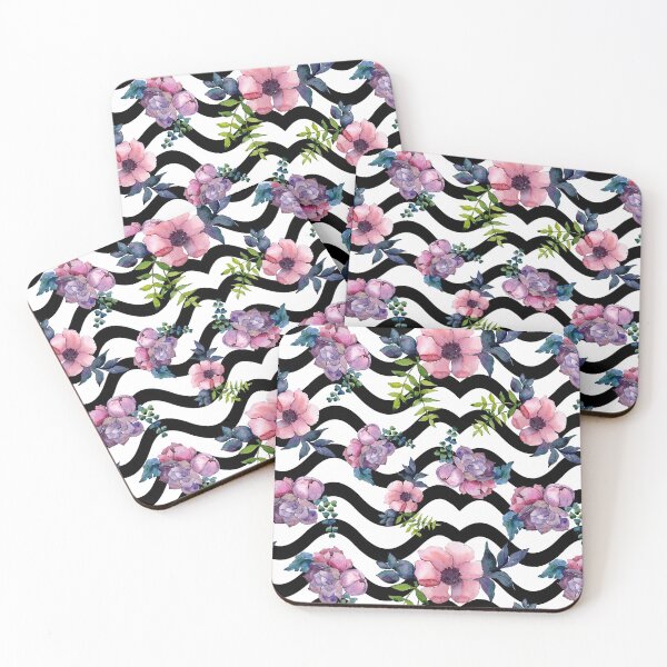 Item preview, Watercolor Floral Wave designed and sold by Color Me F*@k!ng Happy.