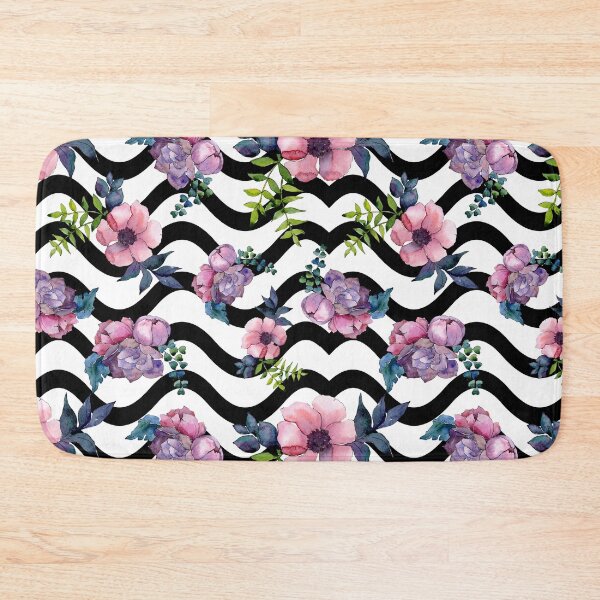 Item preview, Watercolor Floral Wave designed and sold by Color Me F*@k!ng Happy.