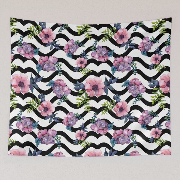 Item preview, Watercolor Floral Wave designed and sold by Color Me F*@k!ng Happy.
