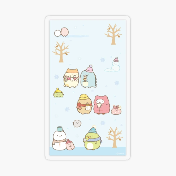 sumikko gurashi Inspired sticker pack Sticker for Sale by katieeh21