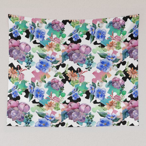 Item preview, Watercolor Puzzle designed and sold by Color Me F*@k!ng Happy.