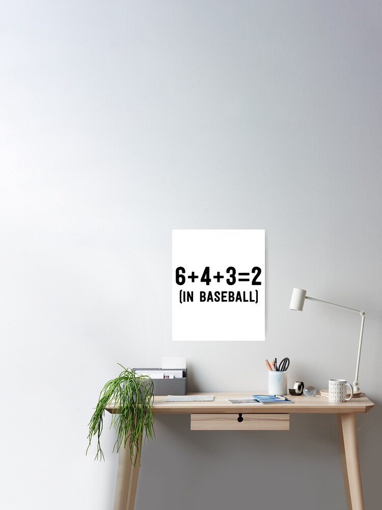 Funny Baseball Shirts For Women Coach 6+4+3=2 Double Play Essential T-Shirt  for Sale by 14thFloor