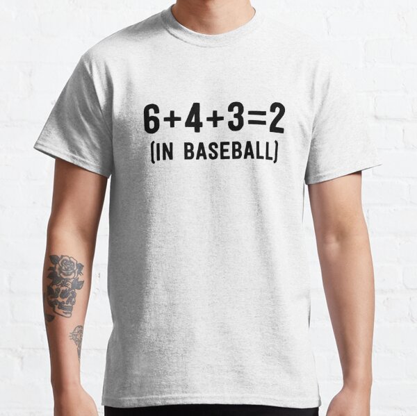 Funny Baseball Shirts For Women Coach 6+4+3=2 Double Play Essential T-Shirt  for Sale by 14thFloor