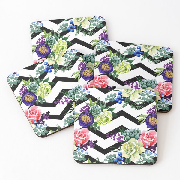 Item preview, Floral Chevron  designed and sold by Color Me F*@k!ng Happy.