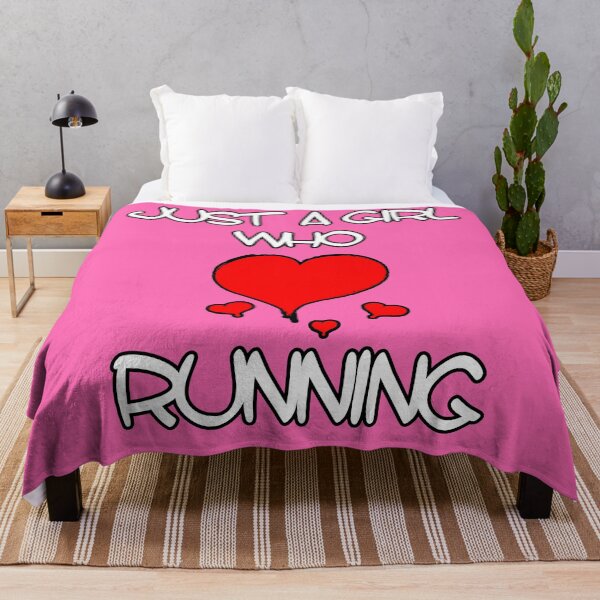 Item preview, Just A Girl Who Loves Running Hilarious Clever Witty Sarcastic Funny Graphic designed and sold by DoctorParanoid.
