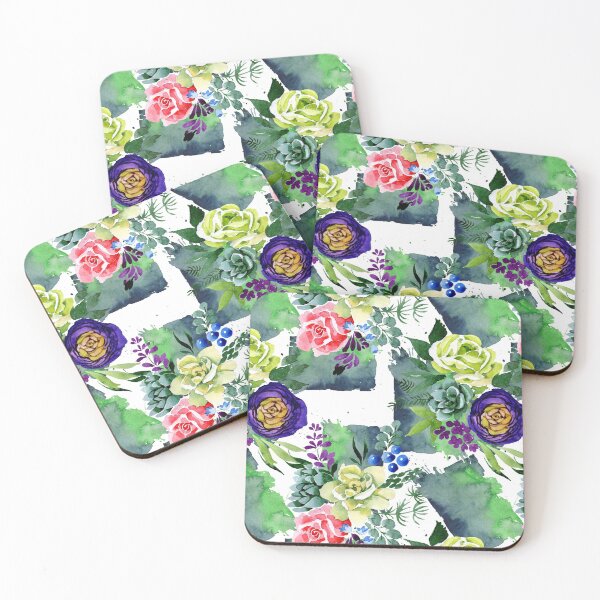 Item preview, Watercolor Floral Green designed and sold by Color Me F*@k!ng Happy.