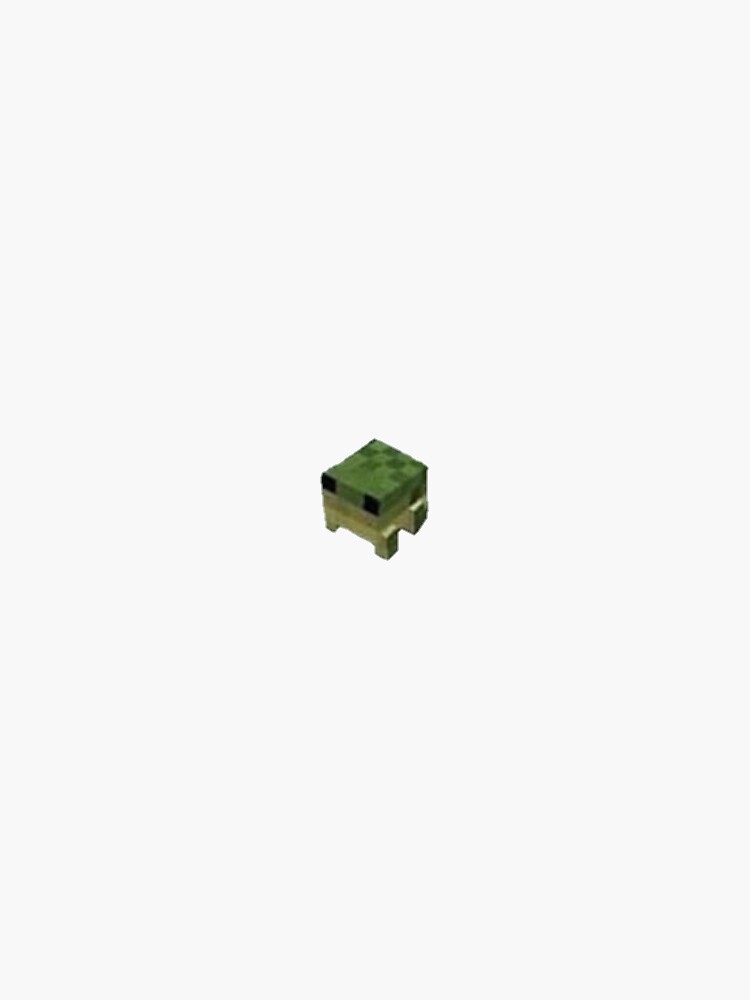 minecraft frog sticker by burymybees