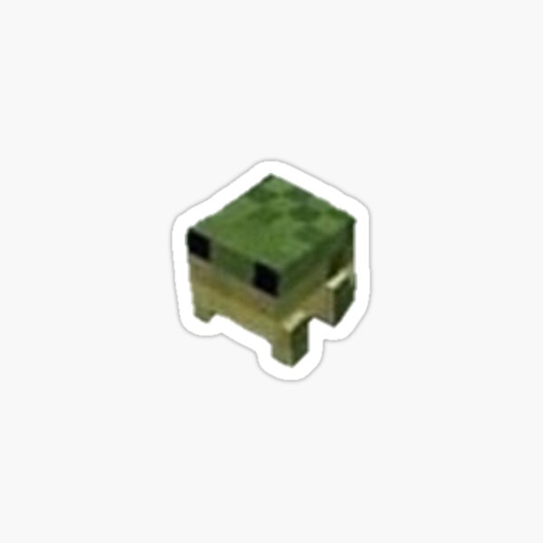 minecraft frog sticker Sticker