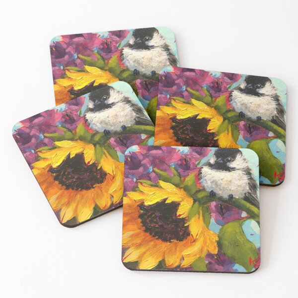 Item preview, Chickadee & Sunflower designed and sold by Krista Eaton.