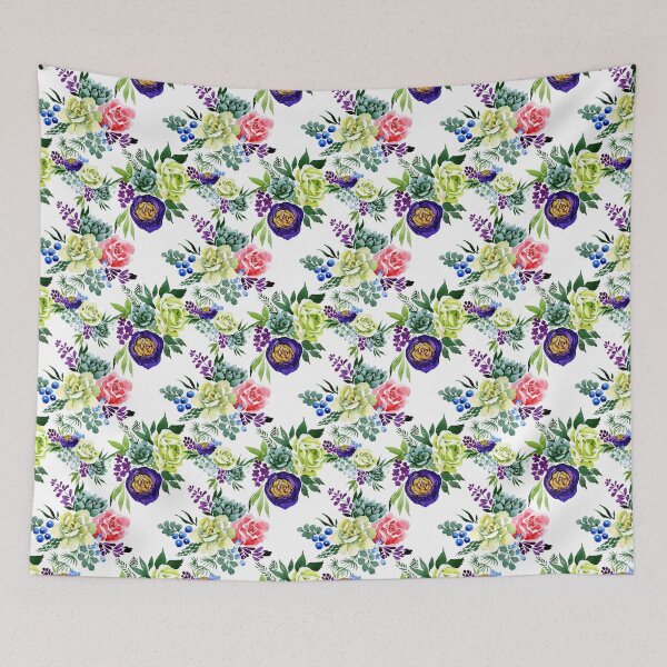 Item preview, Hanging Succulent Floral designed and sold by Color Me F*@k!ng Happy.
