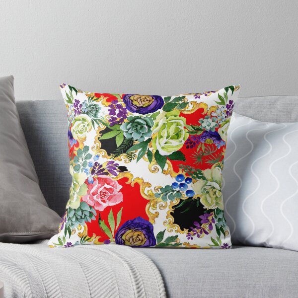 Item preview, Red Watercolor Floral designed and sold by Color Me F*@k!ng Happy.