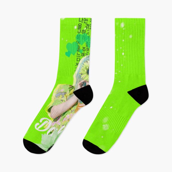 Item preview, Flowers green neon - K-Pop designed and sold by KorSeouDesign.