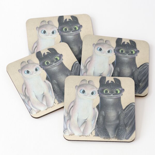 Item preview, Toothless and his Lightfury  designed and sold by Kaylahardyart.