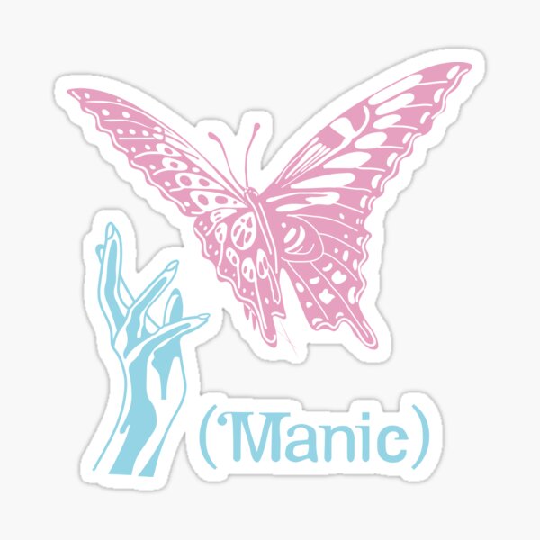 Halsey Butterfly Sticker
