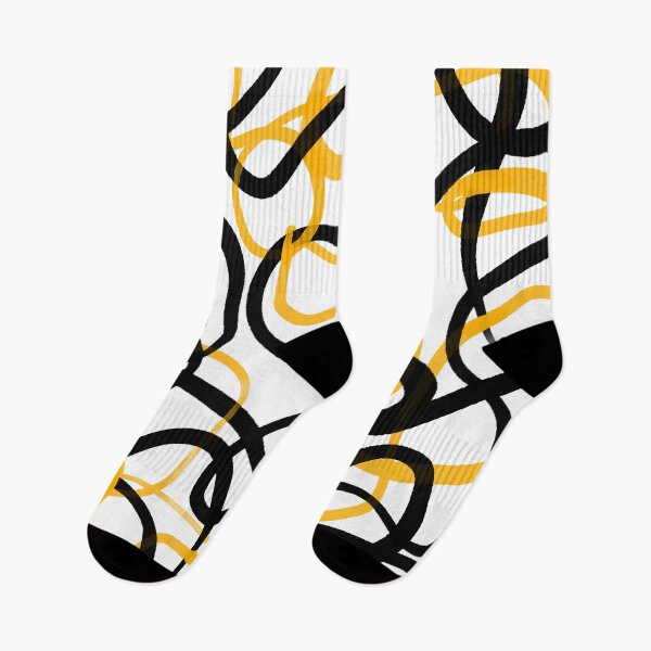 Item preview, Black and Yellow loops designed and sold by Ilze Lucero.