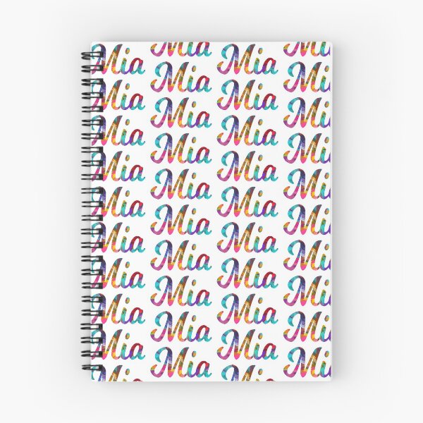 Item preview, Mia girl's name  pretty abstract painting  designed and sold by ComicKitsch.