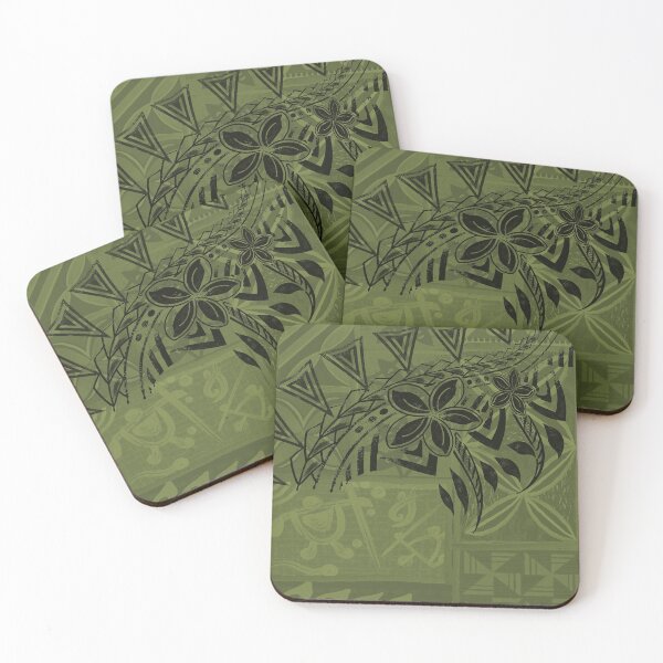 Item preview, Old Samoa Emerald Green Tribal  designed and sold by sunnthreads.