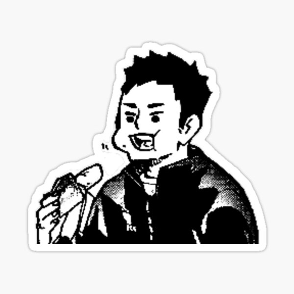 Haikyuu!! Daichi eating a banana :) Sticker