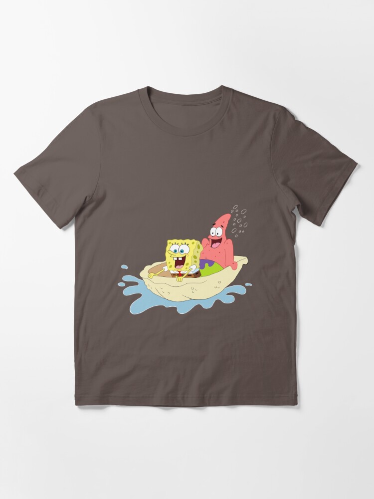 Spongebob And Patrick Riding A Shell T Shirt For Sale By Keepo Redbubble Spongebob T 