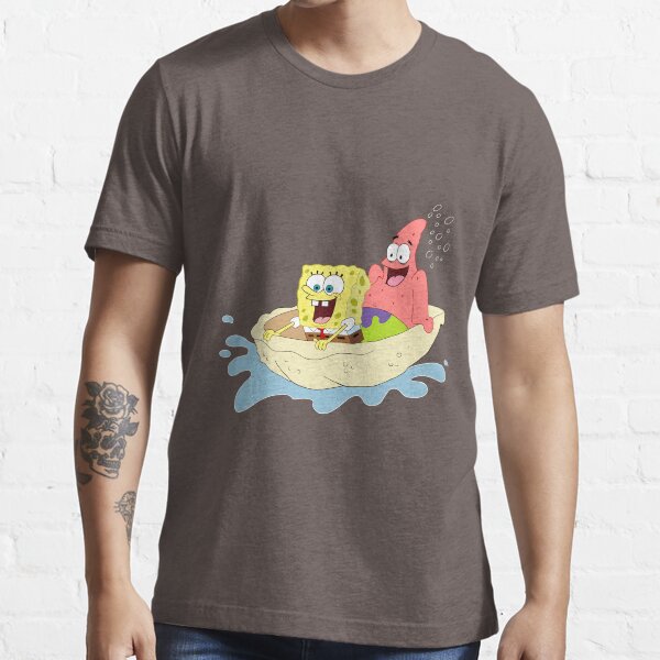 "Spongebob and Patrick Riding a Shell" Tshirt for Sale by keepo
