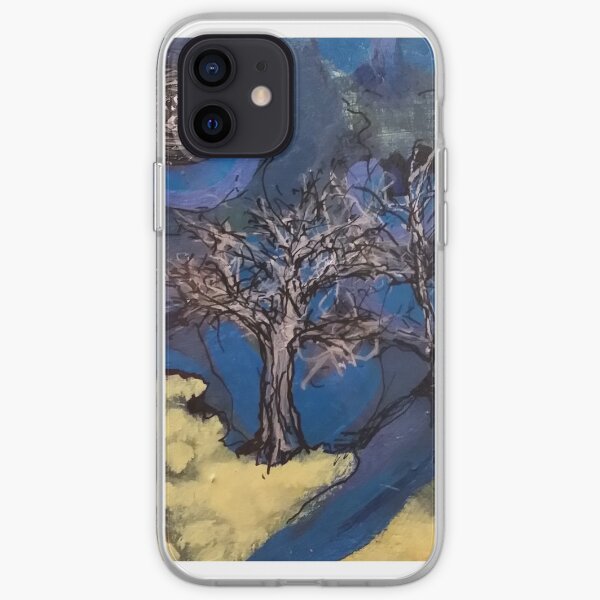 Acrylic Painting on Wood by Chicago Artist Gary Bradley iPhone Soft Case
