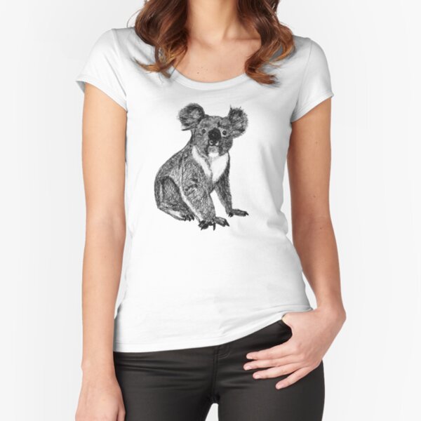 Bobby the Koala Fitted Scoop T-Shirt