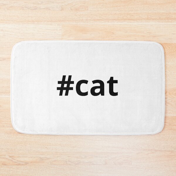Item preview, Cat from the Hashtag Collection. Keep it short and simple! designed and sold by Euskadaz.