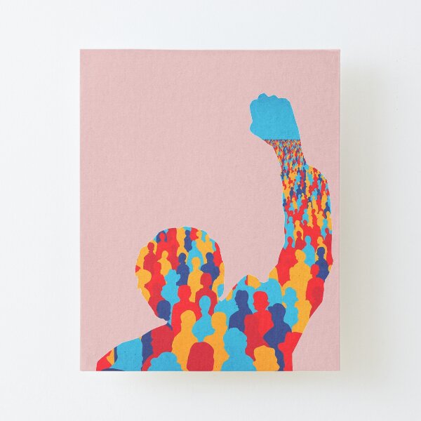 Bernie Sanders Canvas Mounted Print