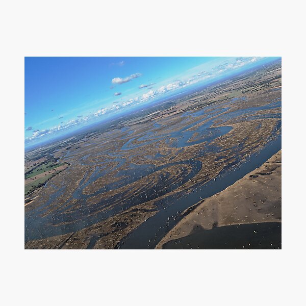 Item preview, Mud Flats of Lake Mulwala designed and sold by David Hunt.