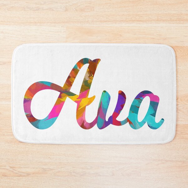 Item preview, Ava abstract painting girl's name designed and sold by ComicKitsch.