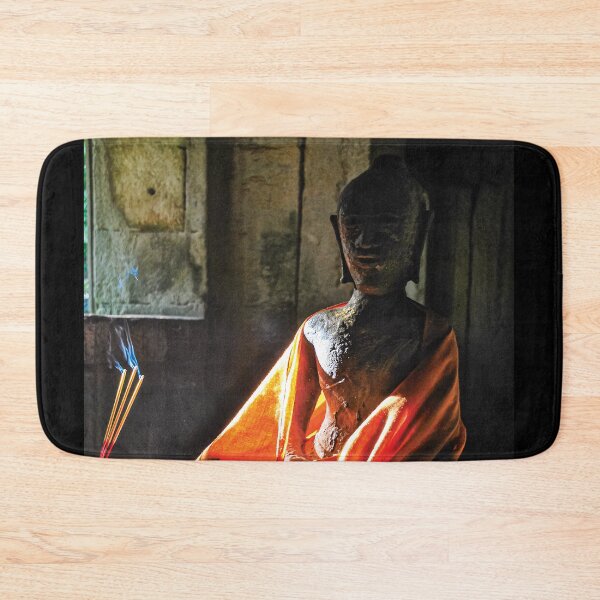 Item preview, Buddha statue from Ta Prohm in the Angkor temple complex - Siem Reap Cambodia designed and sold by Flipnick2000.