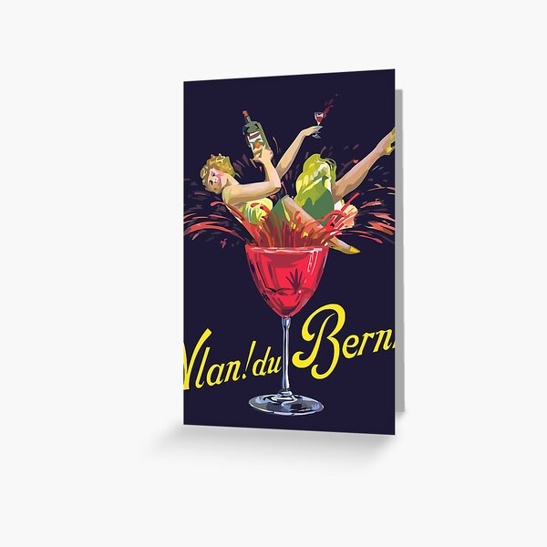 Vlan du Berni Wine Beer Liqueur Vintage Advertisement Art Poster Print 