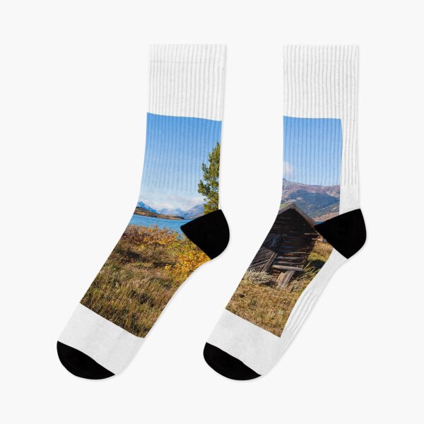Item preview, Log shack on Lake Bennet Yukon Territory YT Canada designed and sold by ImagoBorealis.