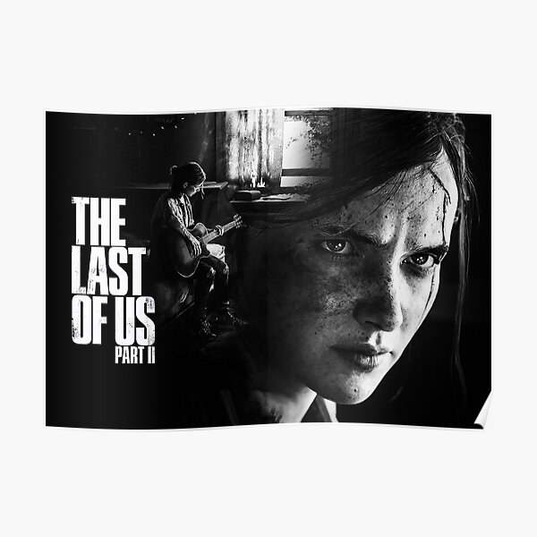 Logo Poster Plakat Gerahmt Part II #127497 40x30cm The Last Of Us