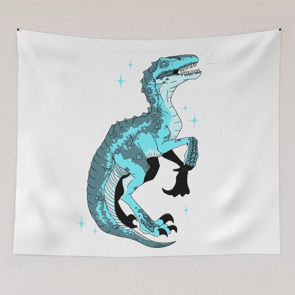 Item preview, Blue Raptor Classic Jurassic Dinosaur designed and sold by MooseCanoe32.