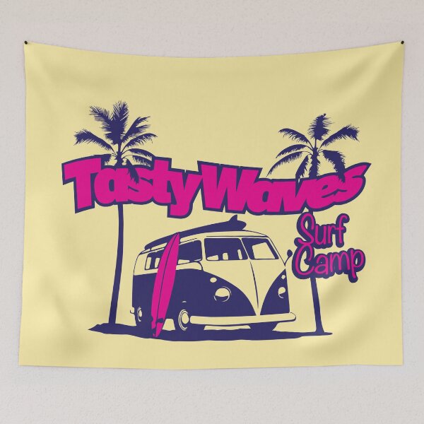Item preview, Tasty Waves Surf Camp designed and sold by GrumpyDog.